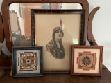 Group of 3 : Native American - Inspired Decor