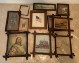 Group of Antique Frames and Prints