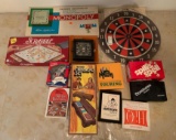 Group of Vintage Board Games and Fun