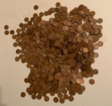 Large group of Lincoln Head Wheat Cents