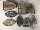 Group of 8 : Antique Cast Iron Trivets for Sad Irons