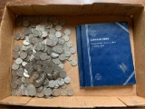 Group of Nickels and Lincoln Cents