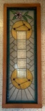 Antique Leaded Stained Glass Window