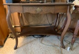 Antique Quarter Sawn Oak Table w/ Center Drawer