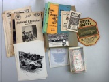 Group of Racing Memorabilia and Photographs