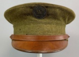 WW1 US Army Enlisted Visor Cap with Badge