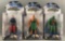 Group of 3 DC Direct History of the DC Universe Series 4 Action Figures in Original Packaging
