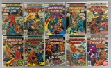 Group of 10 Marvel Comics The Fantastic Four Comic Books