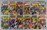Group of 12 Marvel Comics Captain Marvel Comic Books