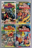 Group of 4 Marvel Comics Ms. Marvel Comic Books