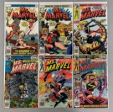 Group of 6 Marvel Comics Ms. Marvel Comic Books