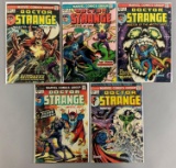 Group of 5 Marvel Comics Doctor Strange Comic Books