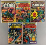 Group of 5 Marvel Comics Doctor Strange Comic Books