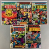 Group of 5 Marvel Comics The Eternals Comic Books