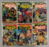 Group of 6 Marvel Comics The Tomb of Dracula Comic Books