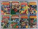 Group of 8 Marvel Comics The Son of Satan Comic Books