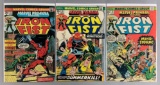 Group of 3 Marvel Premiere Featuring Iron Fist Comic Books