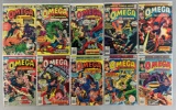 Group of 10 Marvel Comics Omega The Unknown Comic Books