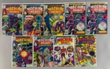 Group of 9 Marvel Comics Machine Man Comic Books