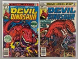 Group of 2 Marvel Comics Devil Dinosaur Comic Books