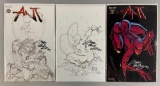 Group of 3 Arcana Ant Signed Comic Books