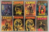 Group of 8 Eerie Magazines