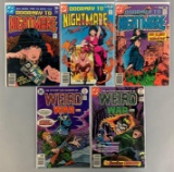Group of 5 DC Comics Horror Comic Books
