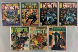 Group of 7 The Deadly Hands of Kung Fu Oversized Comics Books