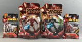 Group of 4 Marvel Iron Man and Iron Man 2 Action Figures in Original Packaging-Iron Man, Titanium