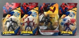 Group of 4 Marvel Spider-Man Figurines in Original Packaging