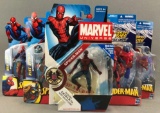Group of 6 Marvel Action Figures in Original Packaging-Spider-Man and Doc Oc