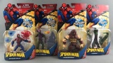 Group of 4 Marvel Spider-Man Action Figures in Original Packaging