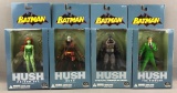 Group of 4 DC Direct Batman Hush Action Figures in Original Packaging