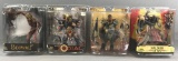 Group of 4 McFarlane Toys Action Figures in Original Packaging