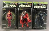 Group of 3 DC Direct Green Lantern Action Figures in Original Packaging