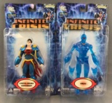 Group of 2 DC Direct Infinite Crisis Action Figures in Original Packaging