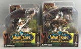 Group of 2 DC Unlimited World of Warcraft Action Figures in Original Packaging