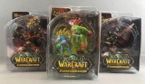 Group of 4 DC Unlimited World of Warcraft Action Figures in Original Packaging