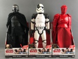 Group of 3 Disney/Jakks Star Wars The Last Jedi Big-Figs Action Figures in Original Packaging