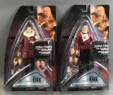 Group of 2 Diamond Select Toys Star Trek II The Wrath of Khan Action Figures in Original Packaging