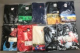 Group of 10 T-shirts including marvel, wonder woman