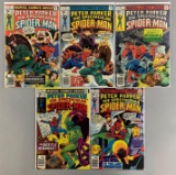Group of 5 Marvel Comics The Spectacular Spider-Man Comic Books