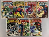 Group of 7 Marvel Comics The Spectacular Spider-Man Comic Books