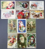 Postcards-Christmas Santas