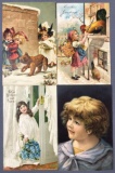 Postcards-Children, Greetings