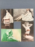 Group of 100+ vintage Exhibition and Post Cards-Risque, burlesque