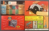 Postcards-1930s-1960s product advertising