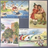 Postcards-Box lot miscellaneous US and foreign views