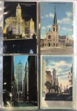 Postcards-Group of 4 Binders-Chicago, Illinois