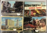 Postcards-Group of 4 Binders-Assorted US and Foreign Views